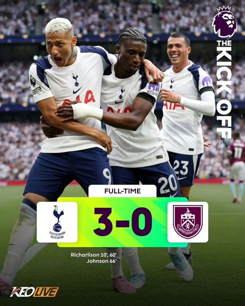 Tottenham Hotspur 3-0 Burnley | Keolive