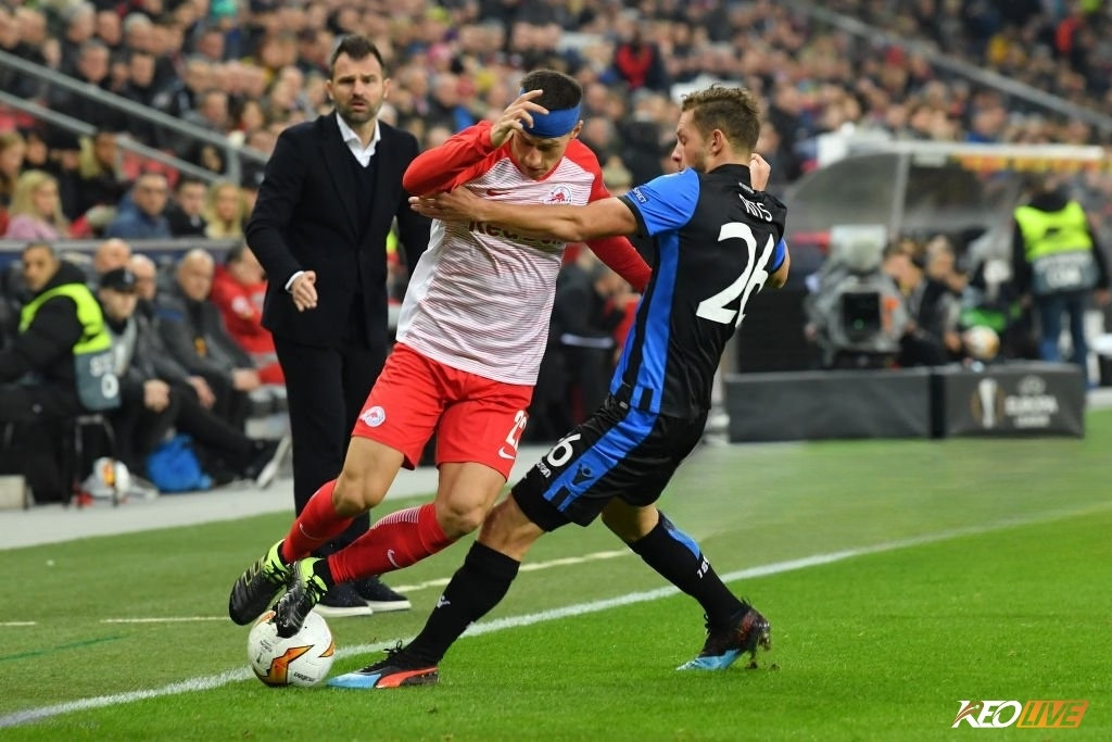 Lần gặp nhau gần nhất Salzburg vs Club Brugge | Keolive