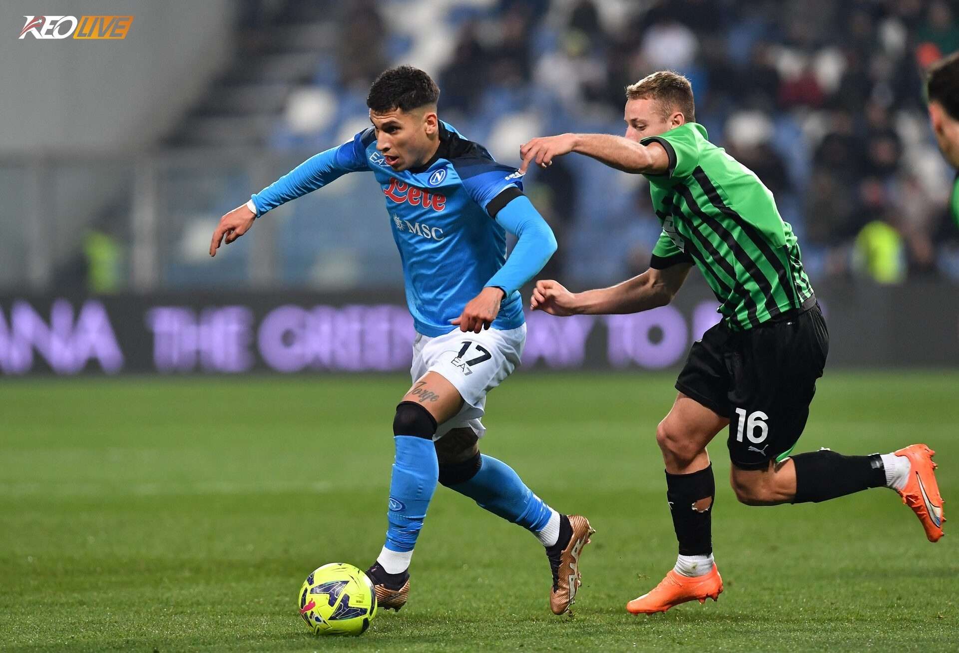 Lần gặp nhau gần nhất Sassuolo vs Napoli | Keolive