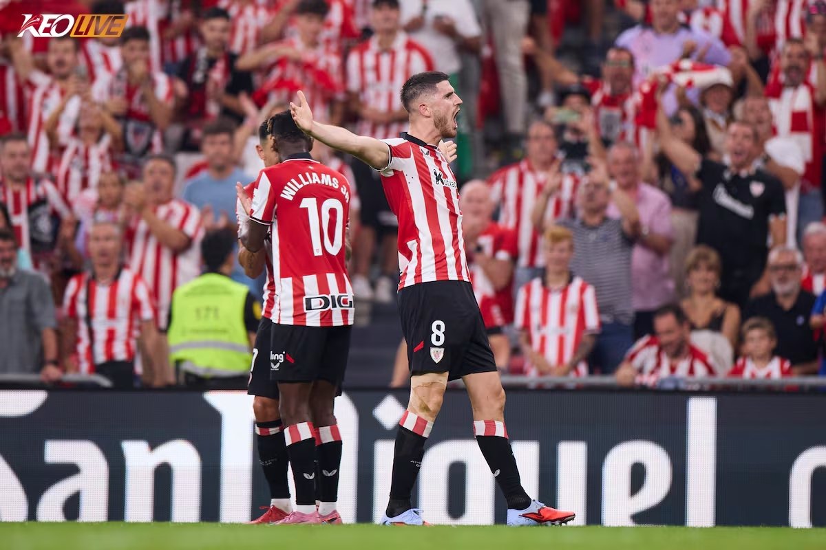  Athletic Club toàn thắng sau 2 vòng đầu tiên ở La Liga mùa này | Keolive