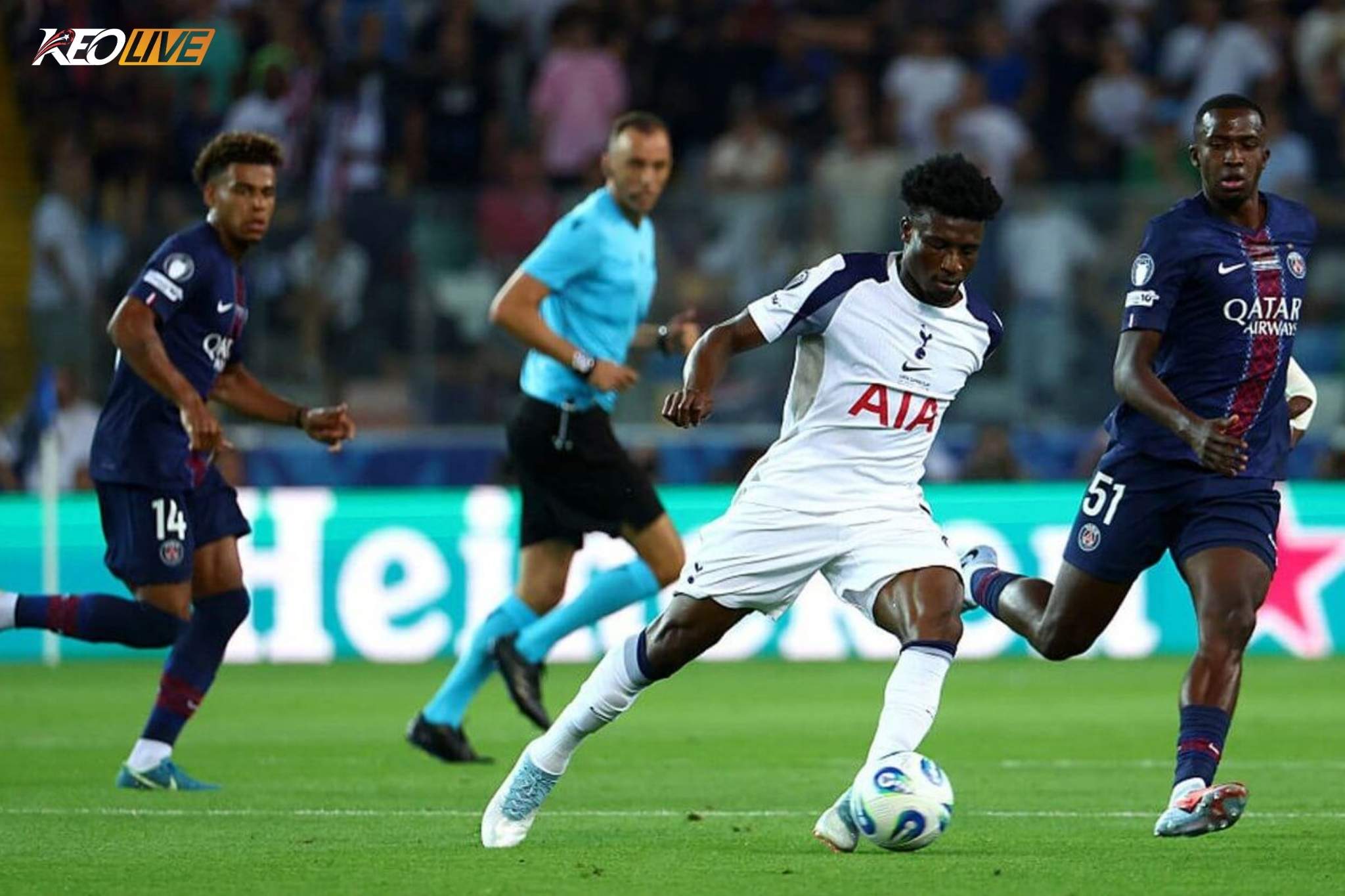 Spurs sớm có cơ hội phục thù PSG sau trận tranh siêu cúp | Keolive