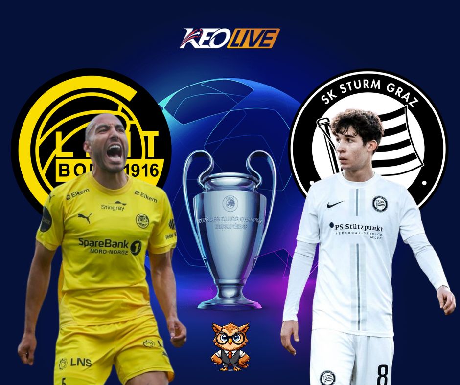 Trận đấu hấp dẫn giữa Bodø/Glimt vs Sturm Graz | Keolive