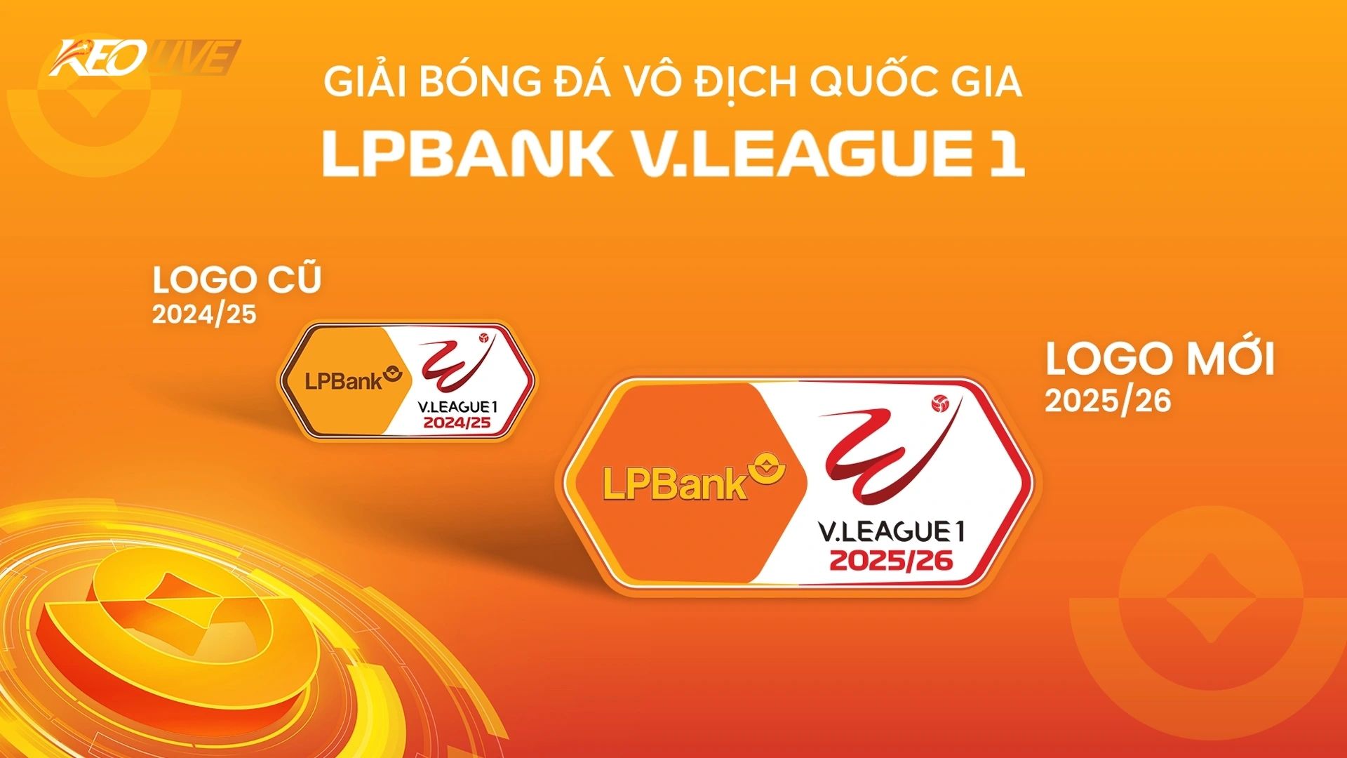 vleague bộ nhận diện mới 2025/26 | Keolive