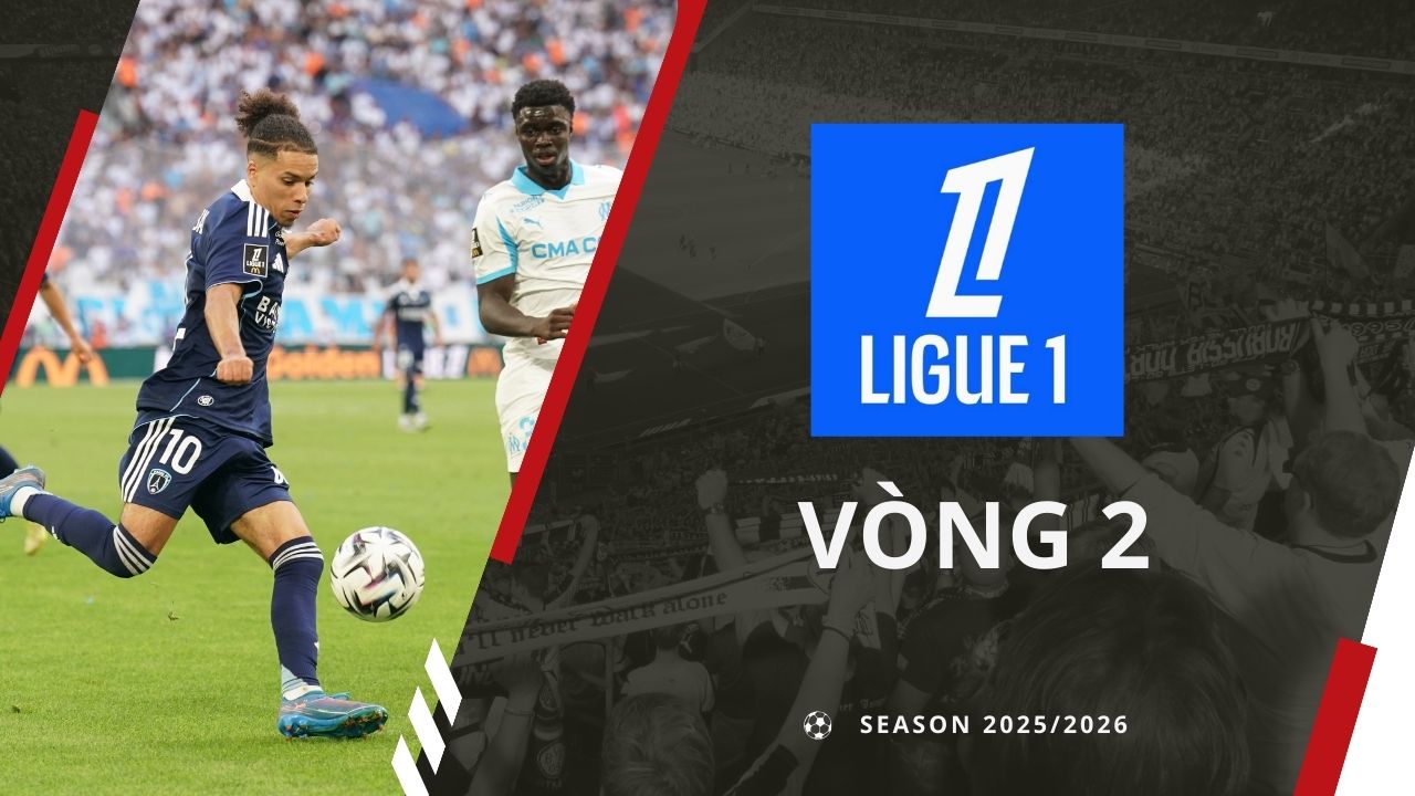 Vòng 2 Ligue1 mùa giải 2025/26 | Keolive