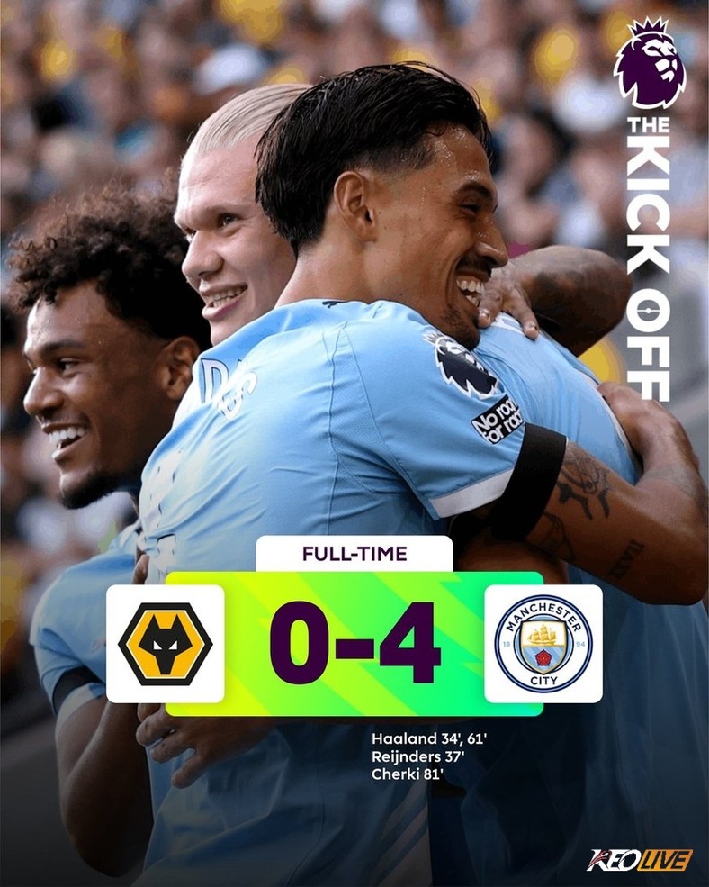 Wolves 0-4 Manchester City | Keolive