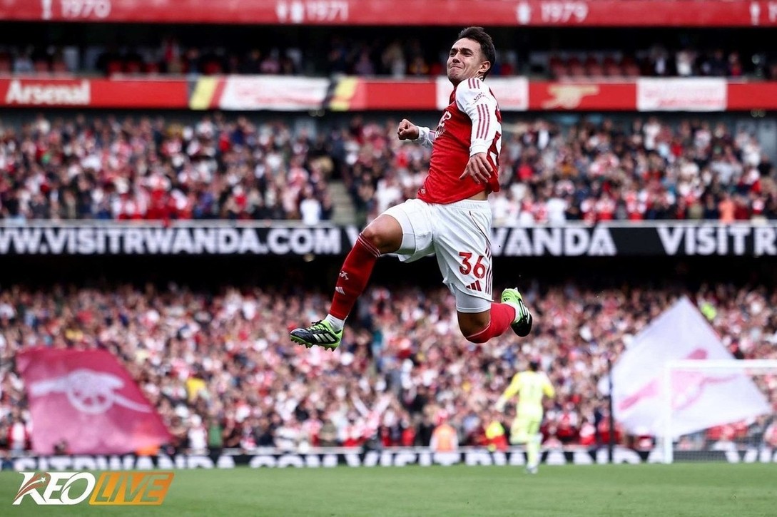 Zubimendi có bàn thắng đầu tiên trong màu áo Arsenal | Keolive