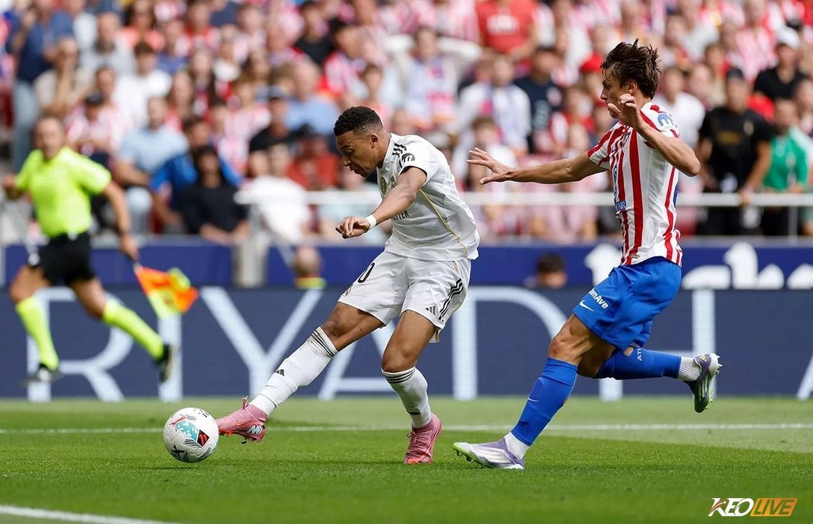 Mbappé gỡ hòa cho Real | Keolive
