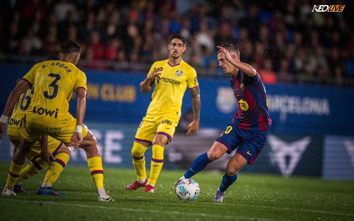 Olmo ấn định tỉ số 3-0 cho Barca | Keolive