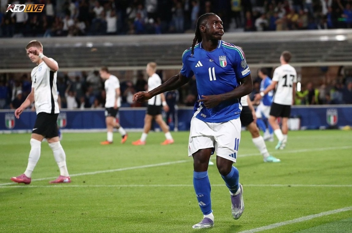 Pha lập công của Moise Kean mở ra chiến thắng cho Ý | Keolive