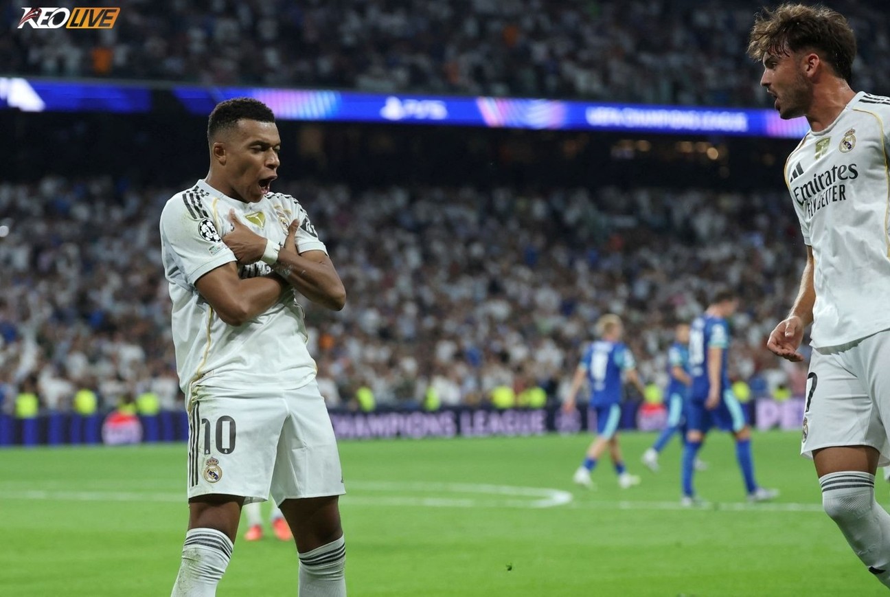 Mbappé đã có 7 bàn sau 6 trận đấu | Keolive