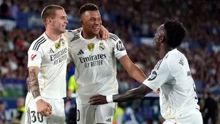 Hình ảnh cho bài Levante 1-4 Real Madrid: Mbappé và Vinícius tiếp tục tỏa sáng