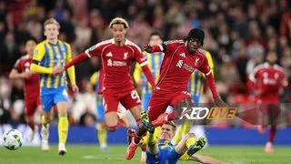 Hình ảnh cho bài Liverpool 2-1 Southampton: Isak nổ súng, Ekitike nhận thẻ đỏ ngớ ngẩn