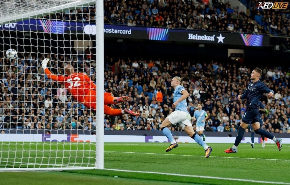 Bàn thứ 50 sau 49 trận tại Champions League của Haaland | Keolive