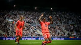 Hình ảnh cho bài Newcastle 1-2 Barcelona: Rashford tỏa sáng trong ngày trở lại Anh