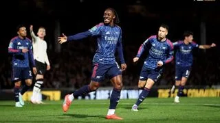 Hình ảnh cho bài Port Vale 0-2 Arsenal: Eze ghi bàn đầu tiên cho Pháo thủ