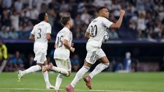 Hình ảnh cho bài Real Madrid 2-1 Marseille: Los Blancos vượt khó ngay tại Berbabeu