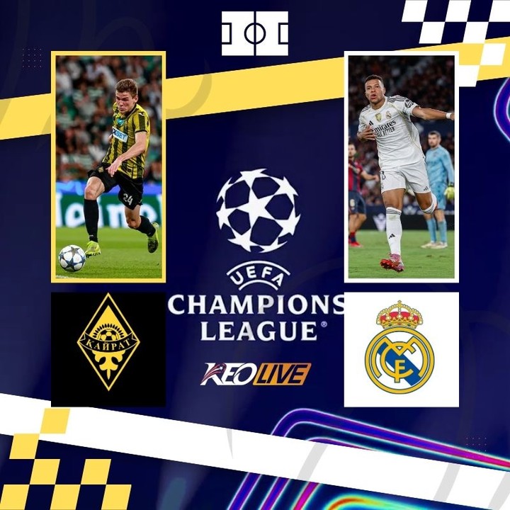 Kairat Almaty vs Real Madrid | Keolive