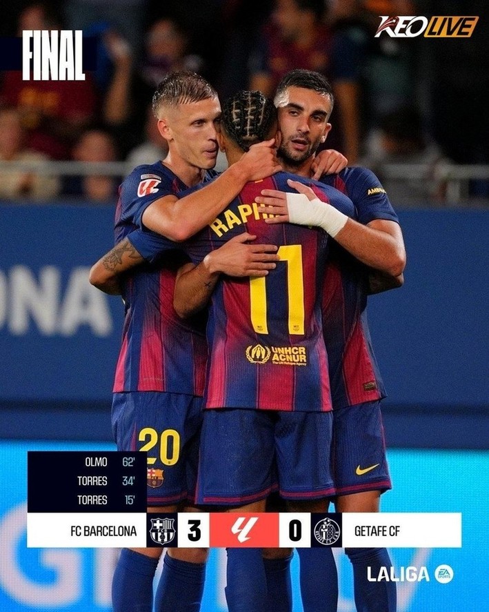 Barcelona 3-0 Getafe | Keolive