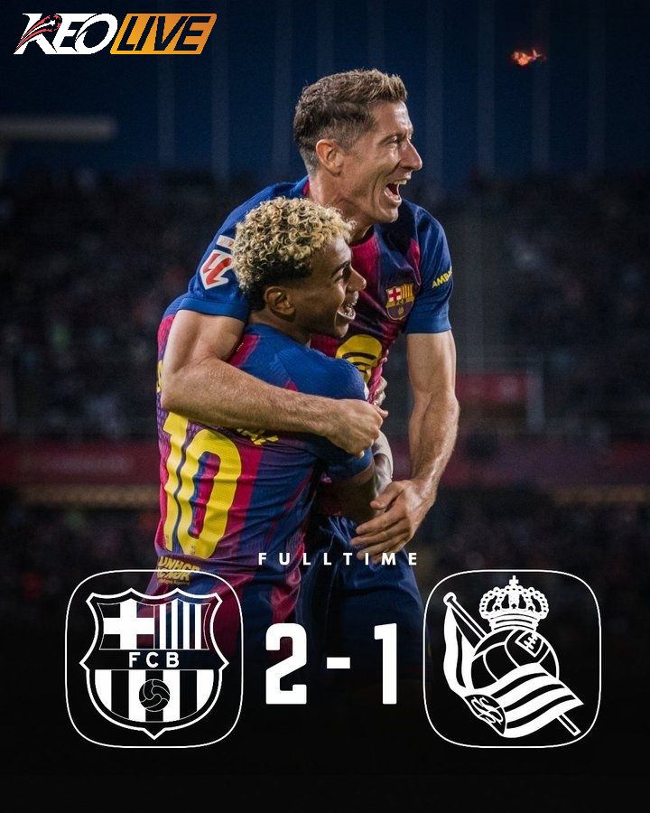 Barcelona 2-1 Real Sociedad | Keolive