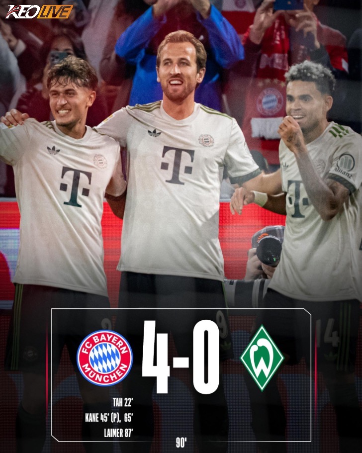 Bayern Munich 4-0 Wender Bremen | Keolive