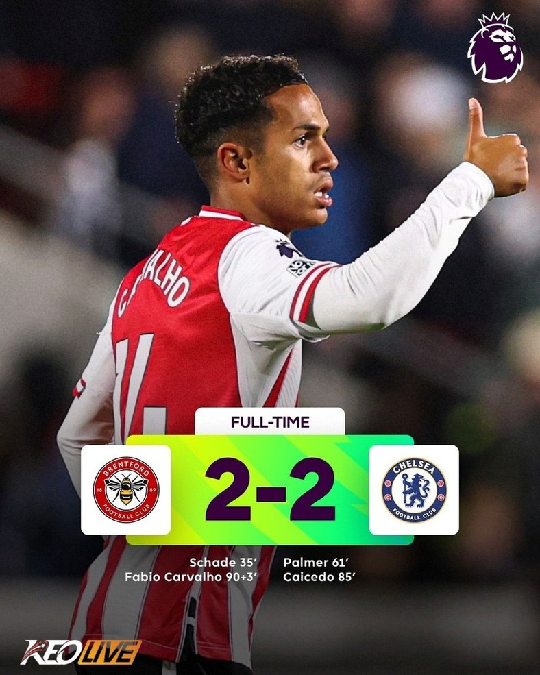 Brentford 2-2 Chelsea | Keolive