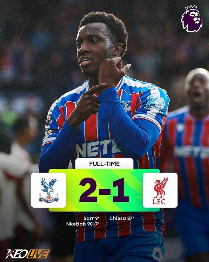 Crystal Palace 2-1 Liverpool | Keolive