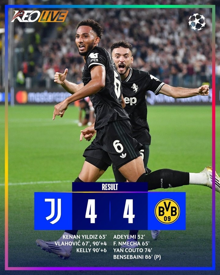 Juventus 4-4 Dortmund | Keolive