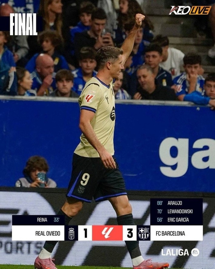 Real Oviedo 1-3 Barcelona | Keolive