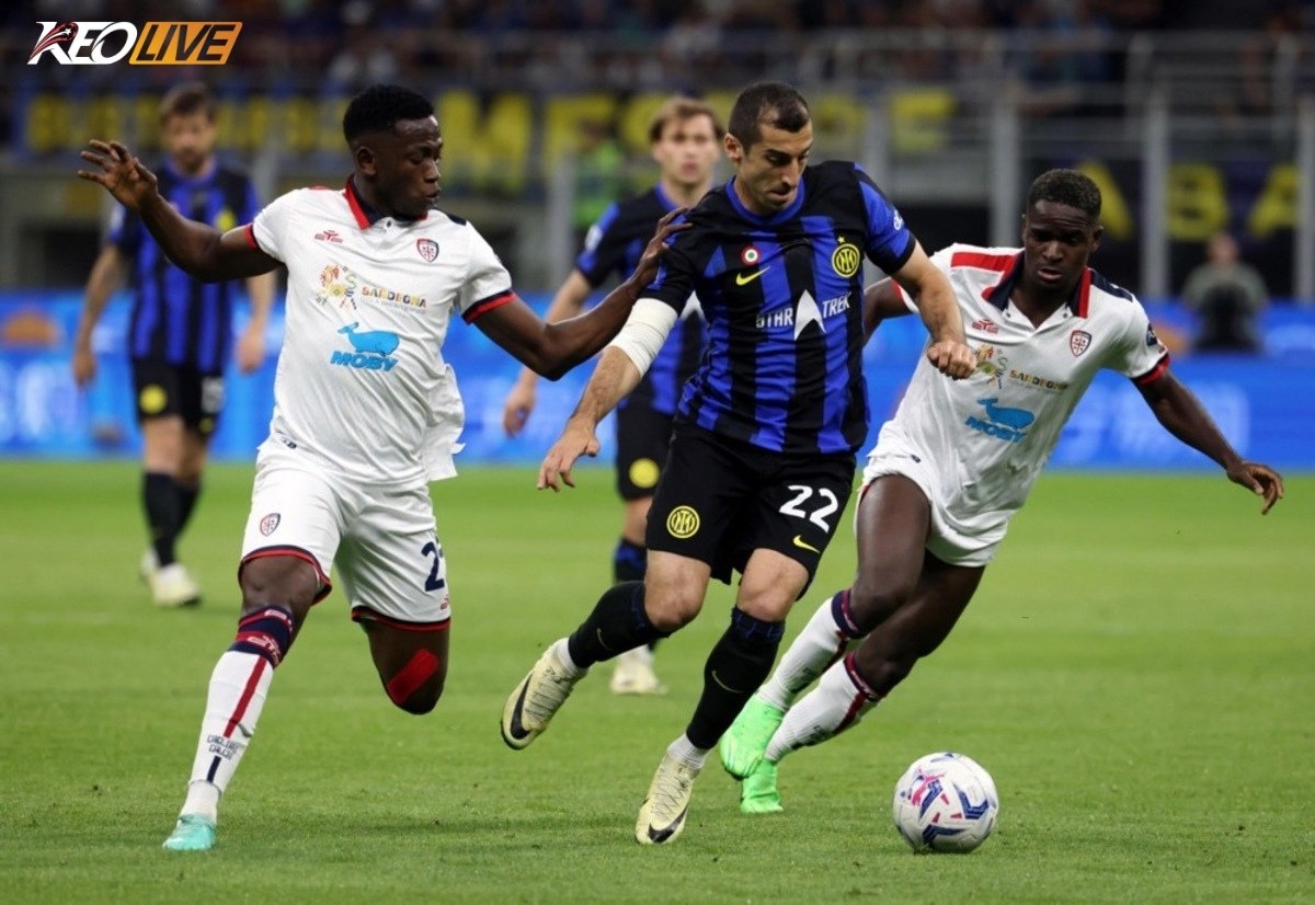 Lần gặp nhau gần nhất Cagliari vs Inter Milan | Keolive