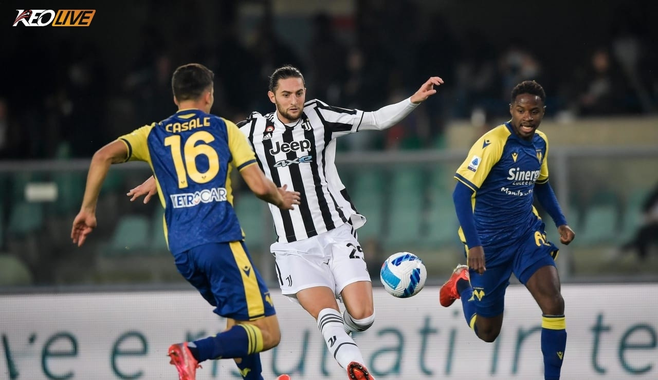 Lần gặp nhau gần nhất Hellas Verona vs Juventus | Keolive