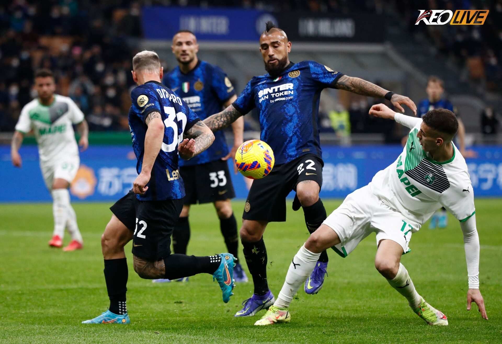 Lần gặp nhau gần nhất Inter Milan vs Sassuolo | Keolive