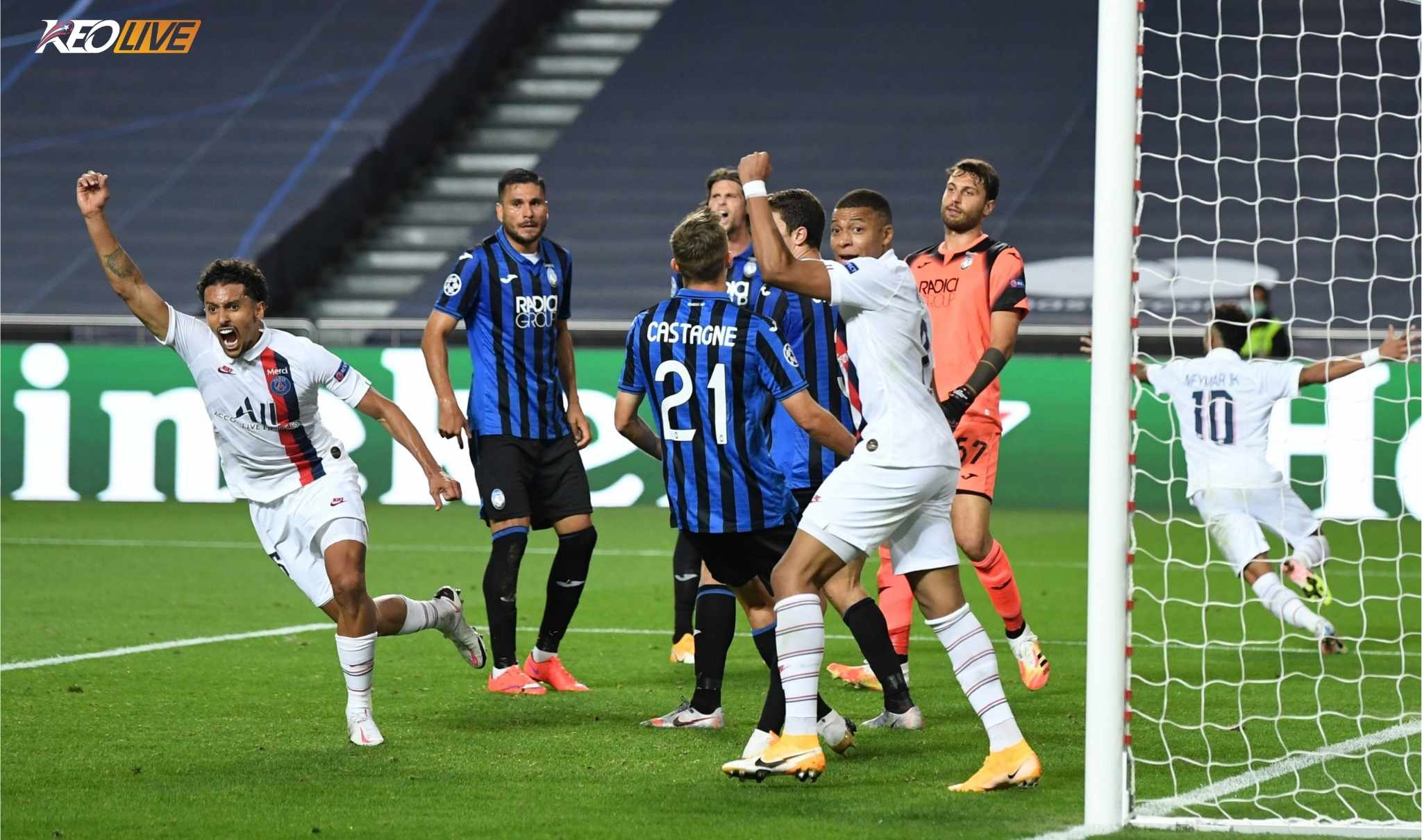 Lần gặp nhau gần nhất PSG vs Atalanta | Keolive