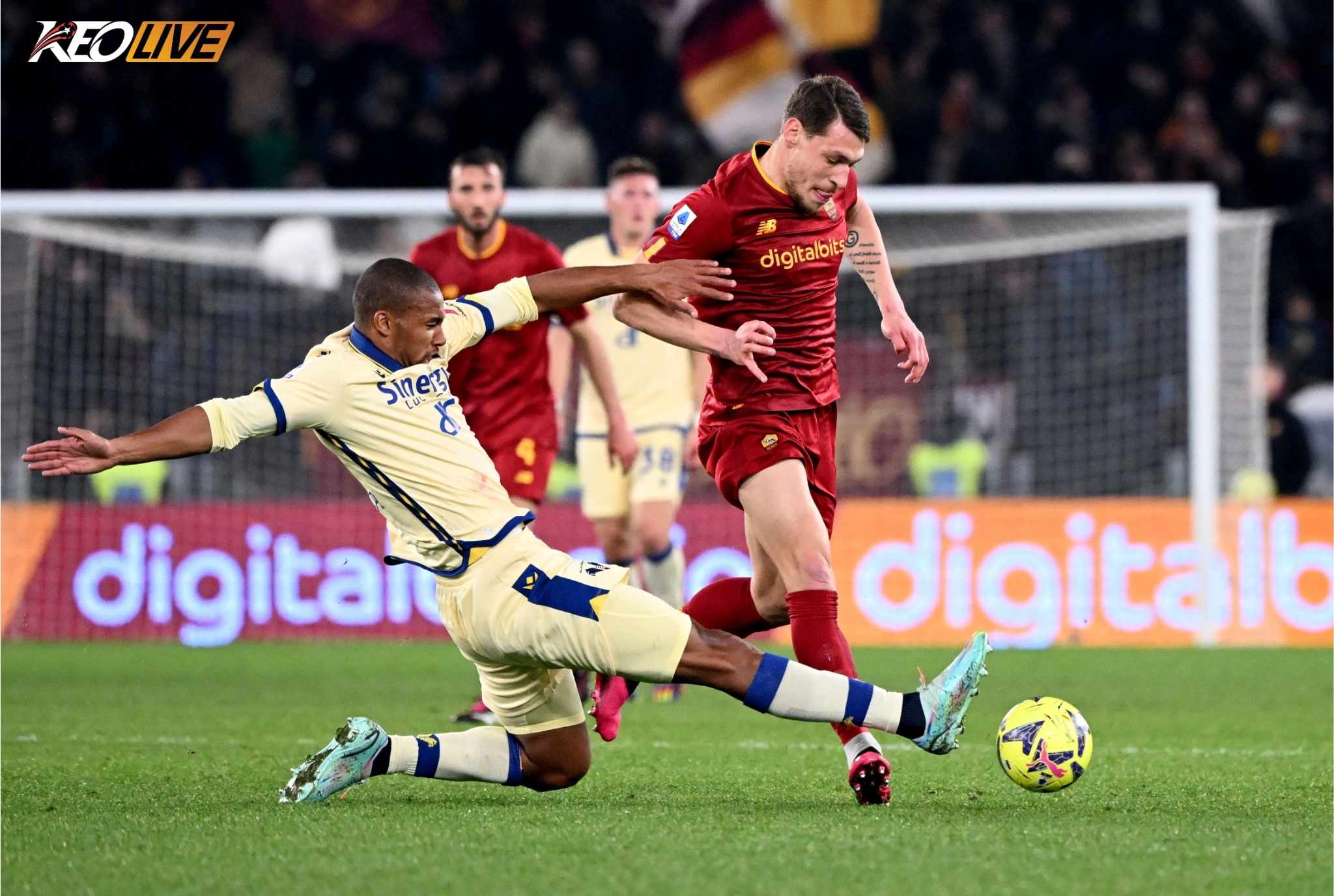 Lần gặp nhau gần nhất Roma vs Hellas Verona | Keolive