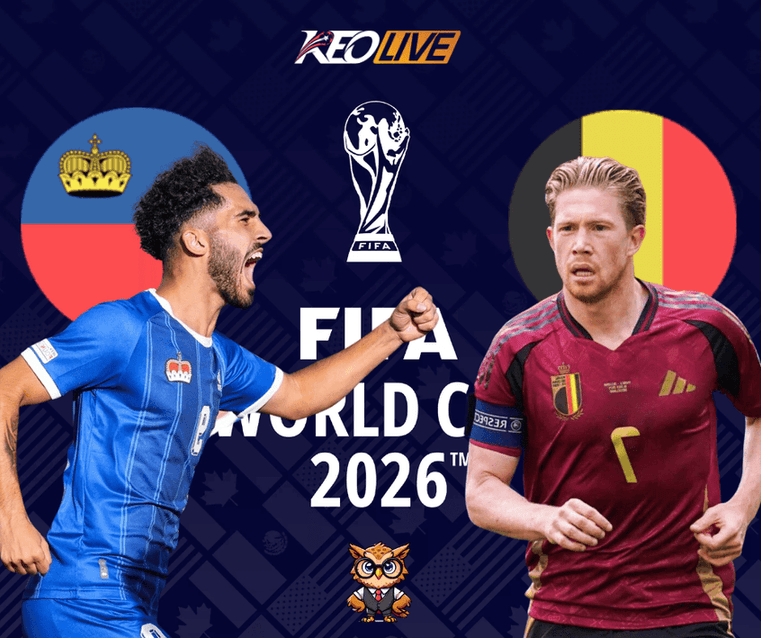 Liechtenstein vs Bỉ | Keolive