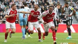 Hình ảnh cho bài Newcastle 1-2 Arsenal: Pháo thủ lội ngược dòng kịch tính phút bù giờ