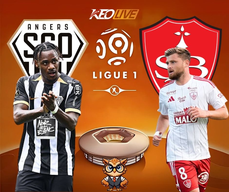 Trận đấu giữa Angers vs Brest | Keolive