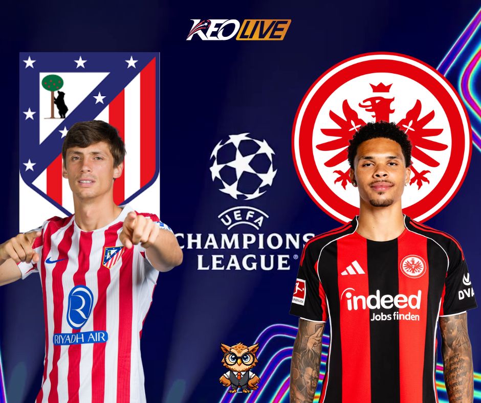 Trận đấu giữa Atlético Madrid vs Eintracht Frankfurt | Keolive