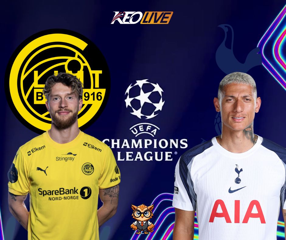 Trận đấu giữa Bodø/Glimt vs Tottenham Hotspur | Keolive
