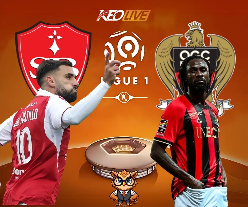 Trận đấu giữa Brest vs Nice | Keolive