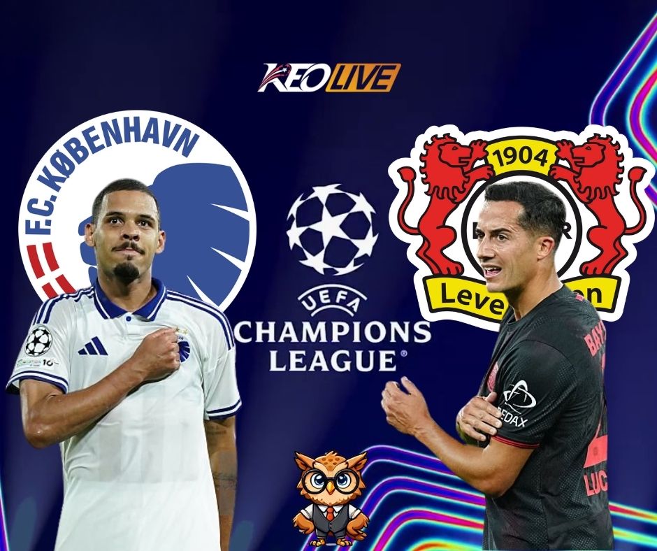 Trận đấu giữa FC København vs Bayer Leverkusen | Keolive