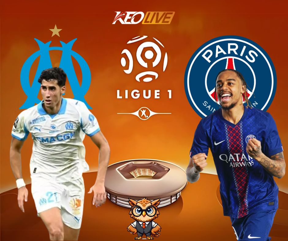 Trận đấu giữa Marseille vs Paris Saint-Germain | Keolive