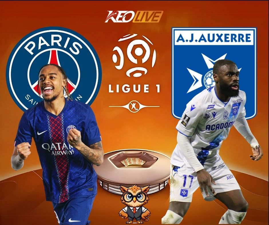 Trận đấu giữa Paris Saint-Germain vs Auxerre | Keolive