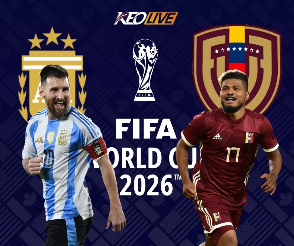 Trận đấu không cân sức giữa Argentina vs Venezuela | Keolive