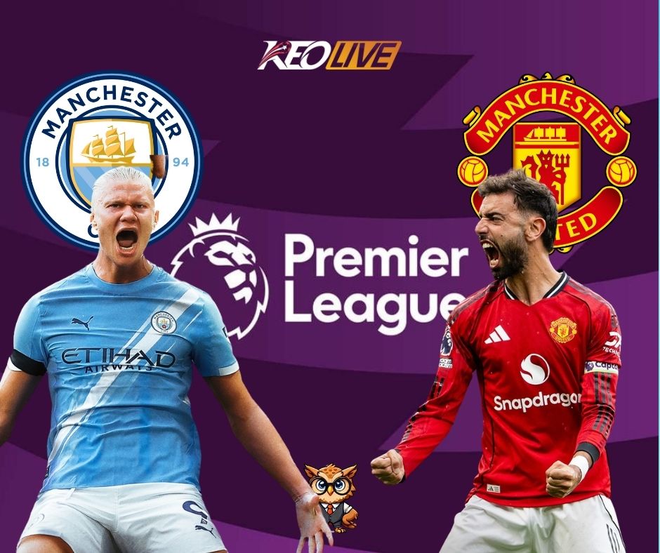 Trận derby Manchester City vs Manchester United | Keolive