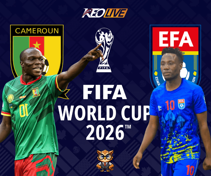 Trận mở màn Cameroon vs Eswatini | Keolive