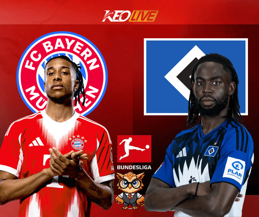 Trận đấu giữa Bayern Munich vs Hamburger SV | Keolive