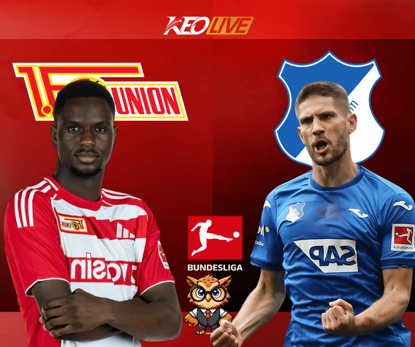 Trận đấu giữa Union Berlin vs Hoffenheim | Keolive