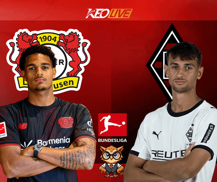Trận đấu giữa Bayer Leverkusen vs Borussia Mönchengladbach | Keolive