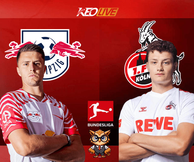 Trận đấu giữa RB Leipzig vs 1. FC Köln | Keolive
