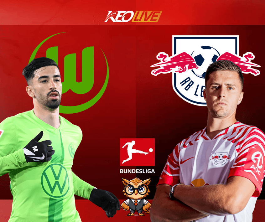 Trận đấu giữa Wolfsburg vs RB Leipzig | Keolive